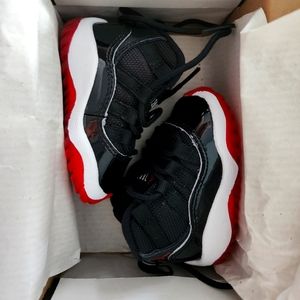 Jordan 11 Retro (TD) -BREDS- BRAND NEW IN BOX- NEW BORN 2C